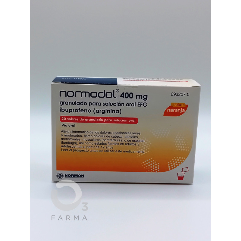 NORMODOL EFG 400 MG 20 SOBRES GRANULADO SOLUCION