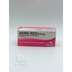 AERO RED 40 MG 100 COMPRIMIDOS MASTICABLES