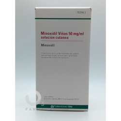 MINOXIDIL VIÑAS 50 MG/ML SOLUCION CUTANEA 2 FRAS