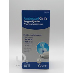 AMBROXOL CINFA 6MG/ML 1 FRAS 200ML EFG