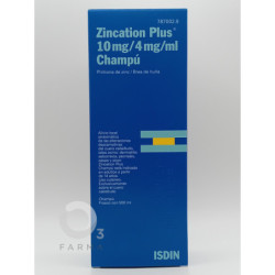 ZINCATION PLUS 10/4 MG/ML CHAMPU MEDICINAL 500 M