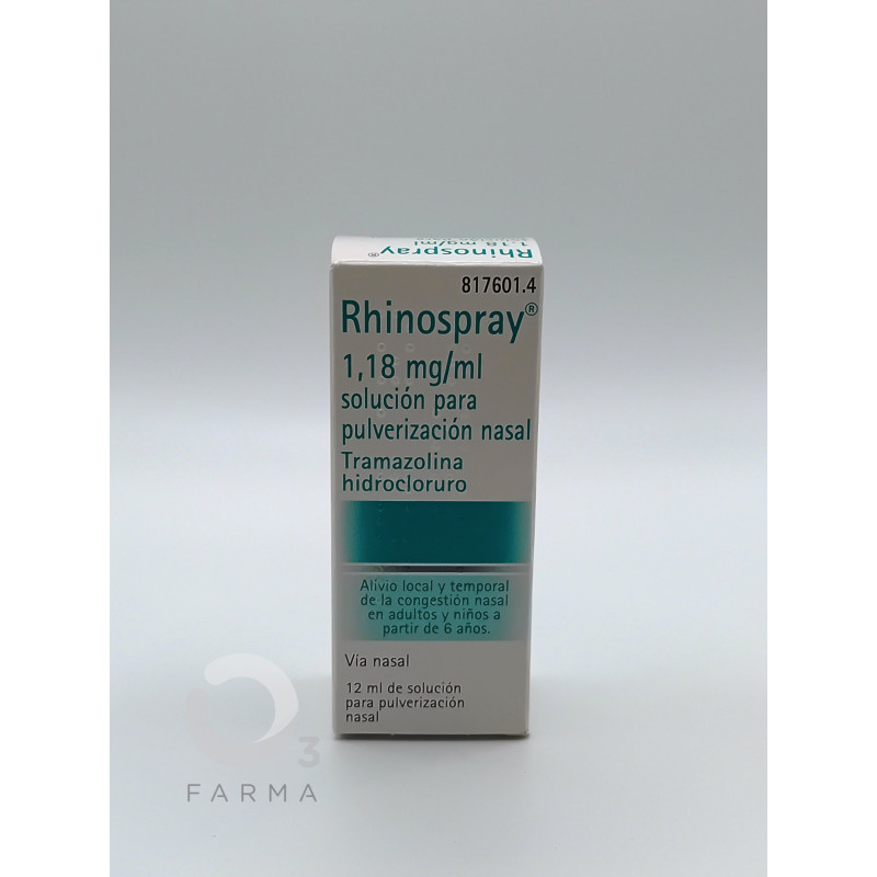 RHINOSPRAY 1.18 MG/ML NEBULIZADOR NASAL 12 ML