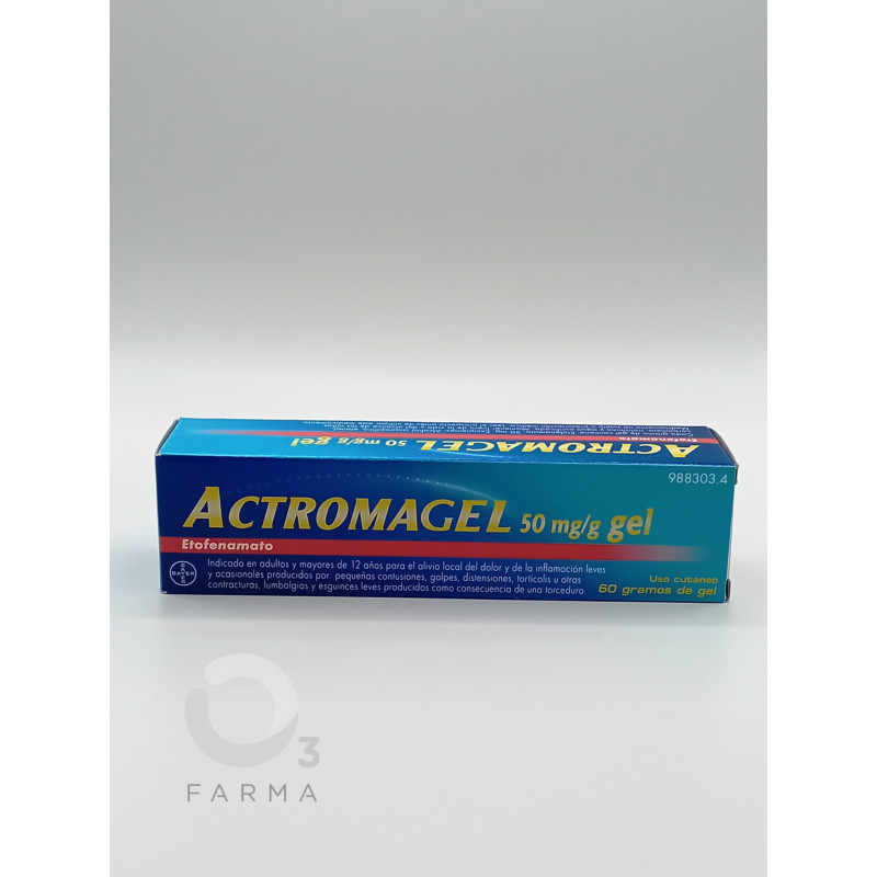 ACTROMAGEL 50 MG/G GEL TOPICO 60 G