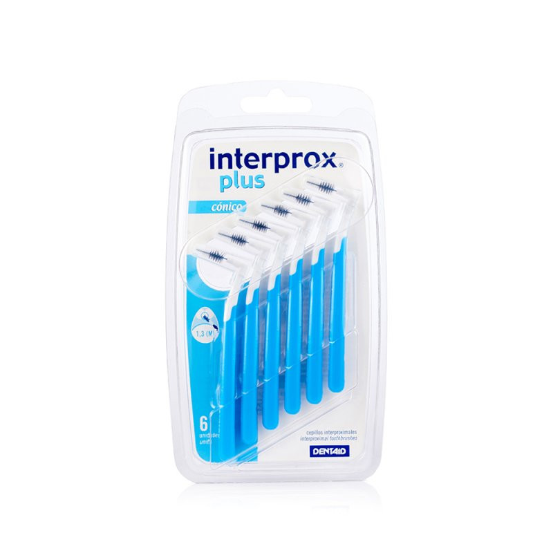 DENTAID CEPILLO INTERPROX PLUS CONICO ANGULO 6UD