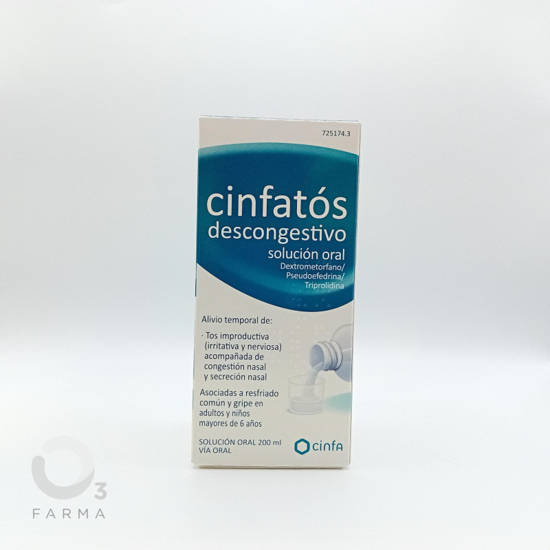 CINFATOS DESCONGESTIVO SOLUCION ORAL 1 FRASCO 20