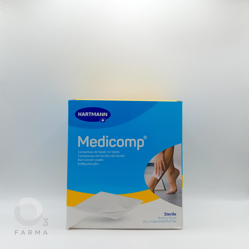 HARTMANN MEDICOMP COMP ESTE 10 X 10 CM 25 SO