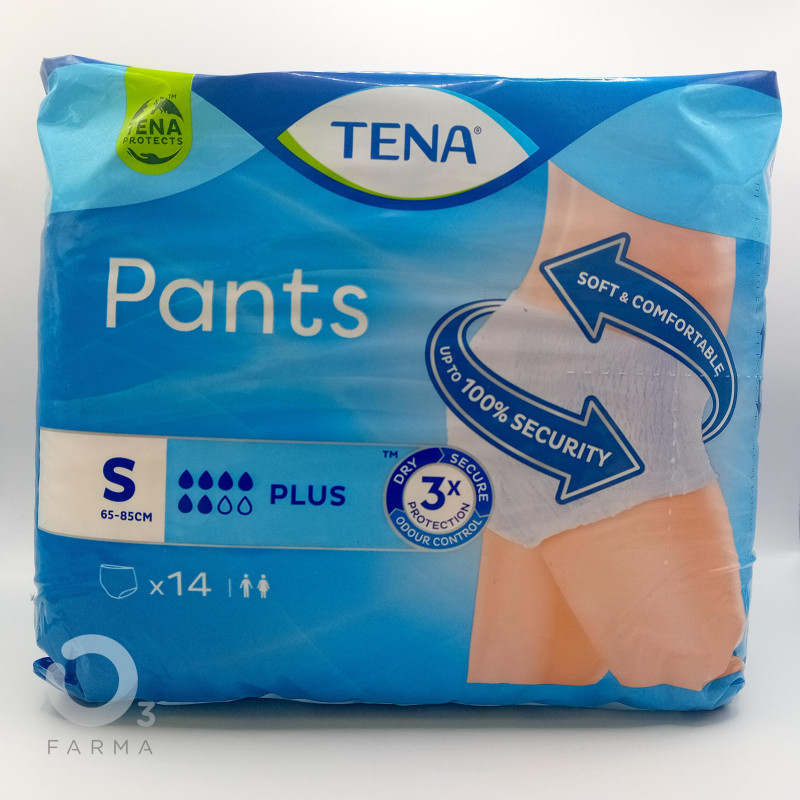 TENA PANTS PLUS SMALL 14 UNIDADES7310791257372