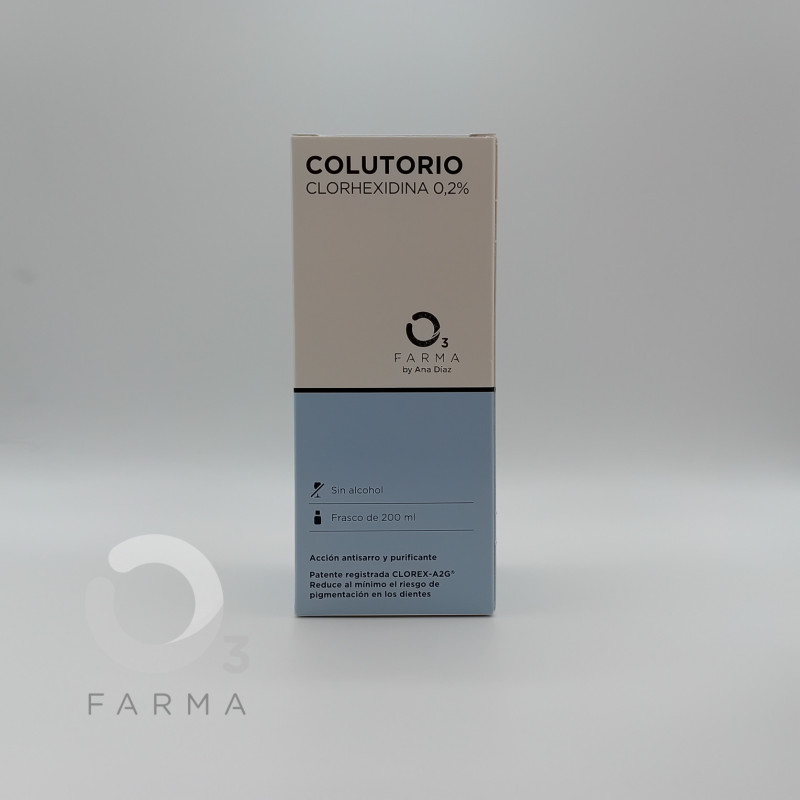 O3 FARMA COLUTORIO CLORHEXIDINA 200ML