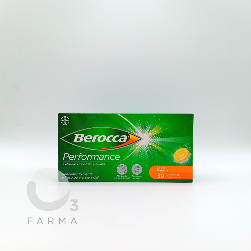 BAYER BEROCCA PERFORMANCE NARANJA 30 COMP EFERV