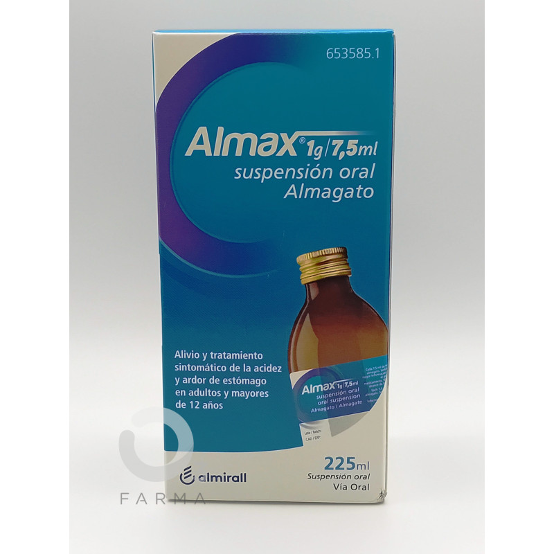 ALMAX 1 G/7.5 ML SUSPENSION ORAL 225 ML