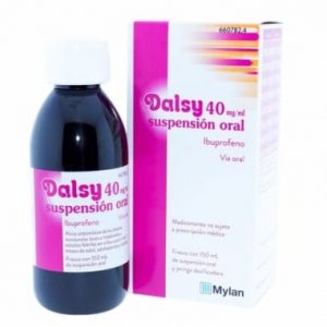 Dalsy 40mg/ml, analgesico y antiinflamatorio para niños
