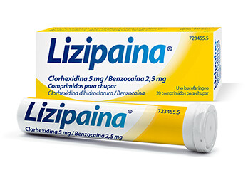 Lizipaina alivia las molestias de garganta debido a su efecto anestésico