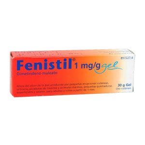 Fenistil gel está indicado para el alivio del picor de piel