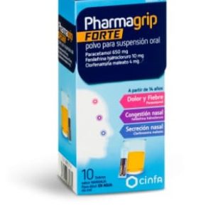 Pharmagrip es un antigripal que mejora los síntomas de resfriados y gripes