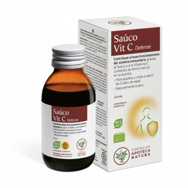 Sauco Vit C es un complemento alimenticio ideal para las defensas naturales del organismo